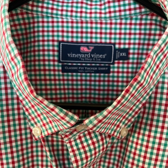 Men's Vineyard Vines Plaid Button Down - Picture 3 of 4
